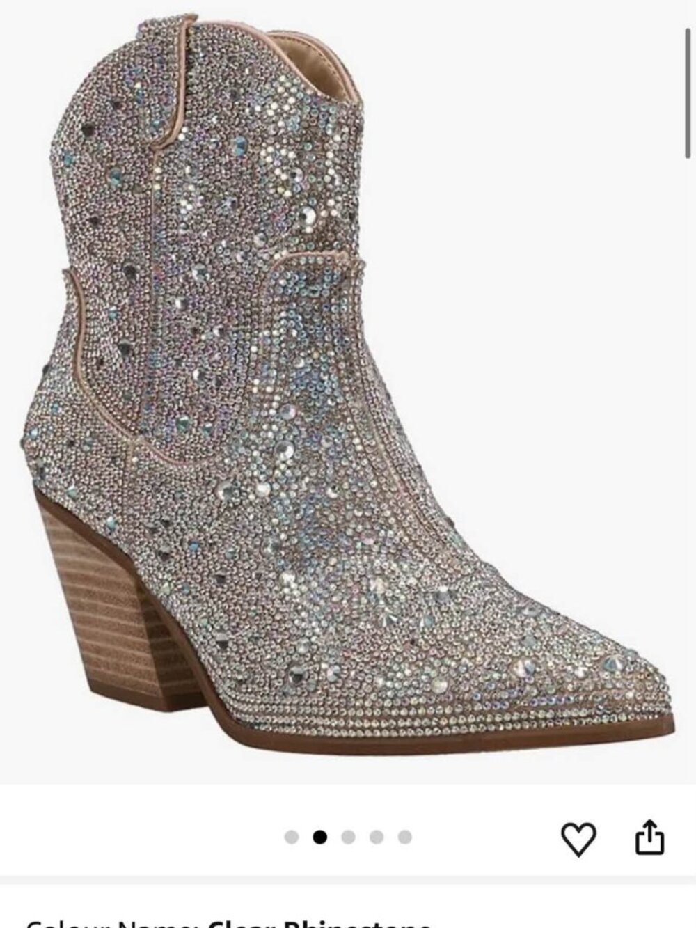 Matisse Rhinestone Western Boots – Size 8.5